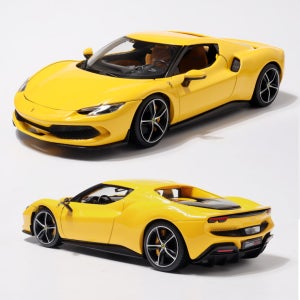 브라고 1:18 페라리 296 GTB 옐로우 다이캐스트 모형