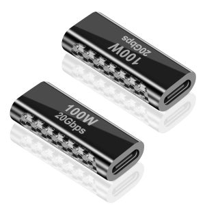 CtoC 연장젠더 C타입 PD충전 100W 20Gbps 8K 60Hz 듀얼모니터연결 I자
