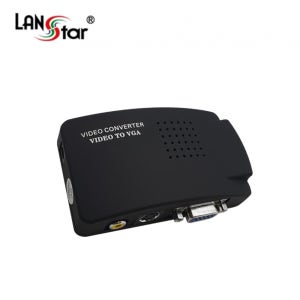 랜스타 LS-DEC Video to VGA 디코더 VGA(RGB) SVHS RCA 입력