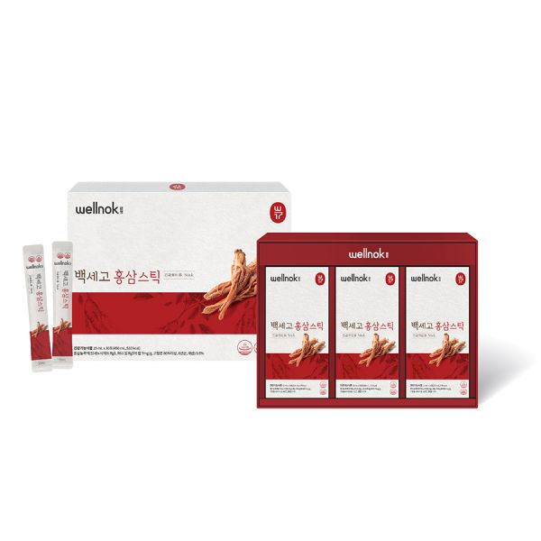 백세고홍삼스틱 15mlX30포 홍삼진액 녹용진액 <b>웰녹</b>