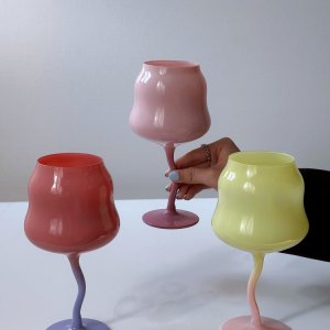 구름컵 마카롱 유리컵 술잔 하이볼 칵테일잔 특이한 와인잔
