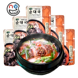 선봉식품 순대국 600g 한식 순대국밥 국밥 해장국 5개