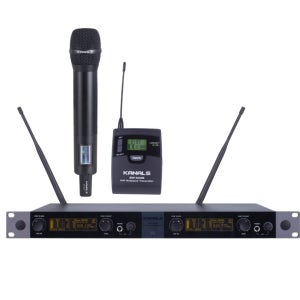 카날스 BW-5002 2채널 무선마이크 공연용 강의용 라이브용 설교용 BW 5002