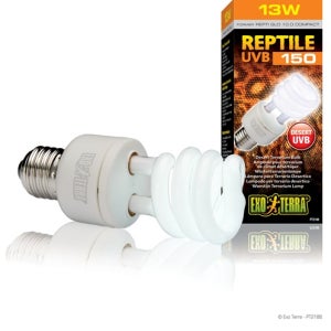 엑소테라 파충류UVB 사막형150 13W / 비어디 육지거북 사막형도마뱀 PT-2188