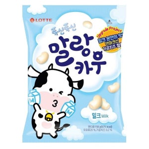 롯데 말랑카우 밀크 158g 대용량