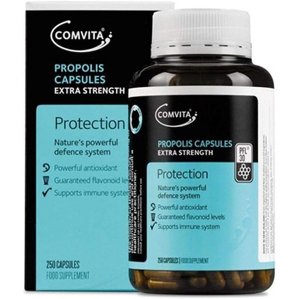 <b>COMVITA</b> 프로폴리스 <b>면역력</b> <b>콤비타</b> PFL30 캡슐, 250 카운트