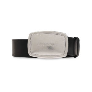 DSQUARED2 로고 인그레이빙 가죽 벨트 BEM022336007874 M1601 BLACK Black