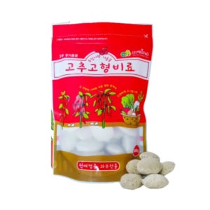고추 고형비료 원예 과수 웃거름 밑거름 토마토 오이 비료 모종 퇴비 800g