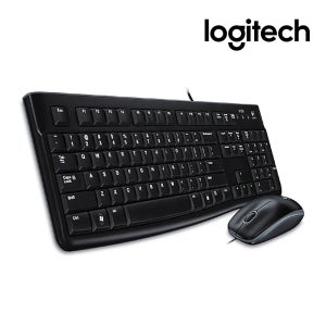 로지텍 유선 테스크탑 세트 MK120 키보드 마우스 세트