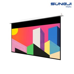 16:9 성지 SJ-MBW 전동 와이드스크린 대형 무선 매립형 빔스크린 508cm(200인치), 1개