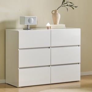 로쏘 블록 E0 광폭 LPM 서랍장 1200x495x920mm, 3단, 화이트