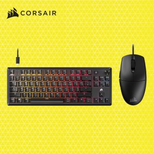커세어 K70 RGB CORE TKL 적축 + M55 초경량 유선 게이밍 키보드 마우스 세트