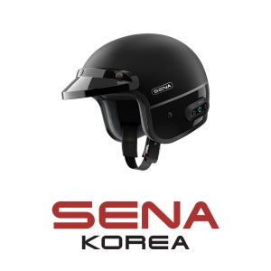세나 서지, 메시 인터콤 오픈페이스 클래식 스마트 헬멧, SURGE-GWMB/MBGB