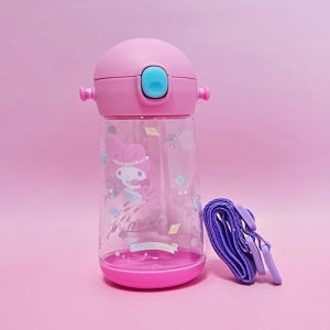 산리오 마이멜로디 원터치 어깨끈 트라이탄 물통 유아 아동 초등 여아 어린이 견학 소풍 물병