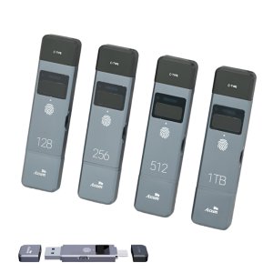 국내정품 대용량 USB 메모리 C타입 OTG PSSD 지문인식 포터블 SSD 저장장치 128GB 256GB