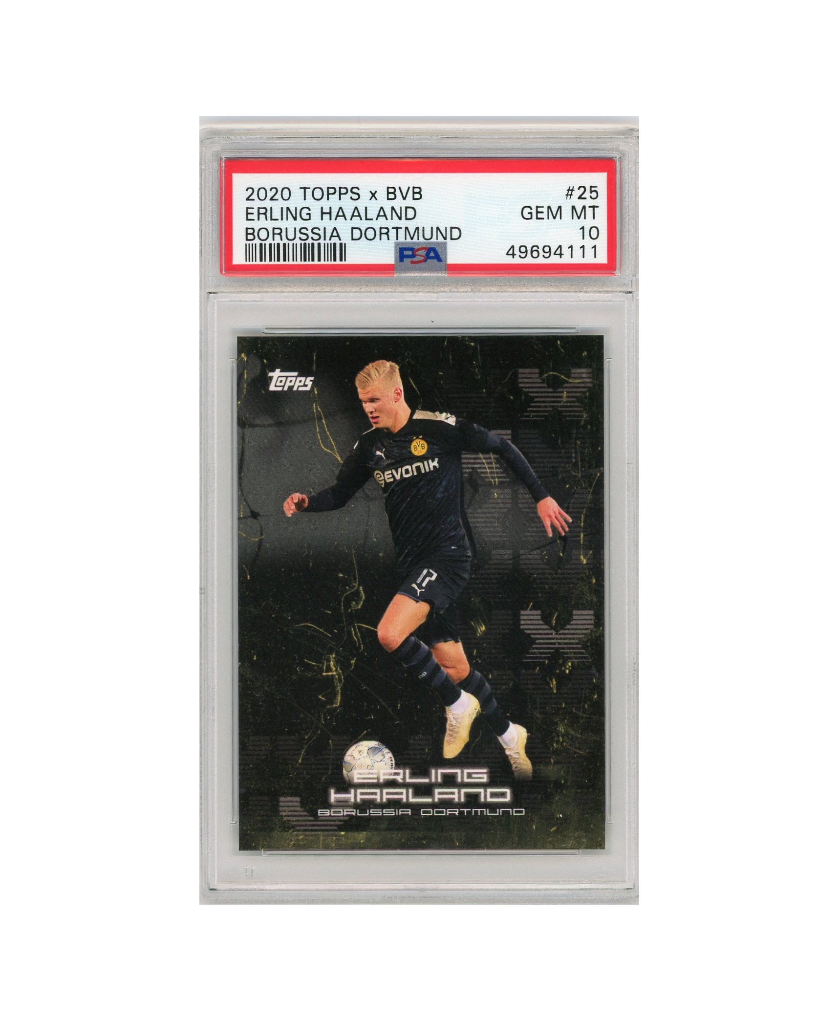 2020 탑스xBVB 엘링 홀란드(Erling haaland) PSA 10