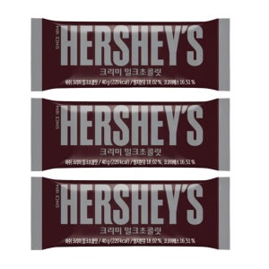 허쉬 초콜릿 크리미 밀크, 40g, 12개