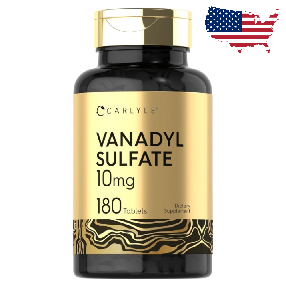 칼라일 바나딜 설페이트 <b>바나듐</b> 바나디움 10mg 크로뮴 180정 니아신 나이아신