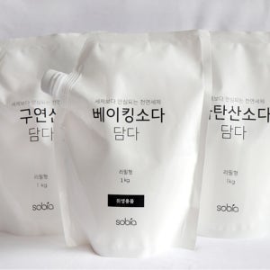 베이킹소다 과탄산소다 구연산 안심세제 1kg 화장실 청소