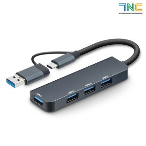 7NC USB 허브 3.0 C타입 멀티 포트 노트북 연결 확장 커넥터 분배 NCH701