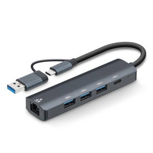 7NC USB 허브 C타입 멀티 연결 포트 노트북 타입 커넥터 컴퓨터 분배기 NCH705
