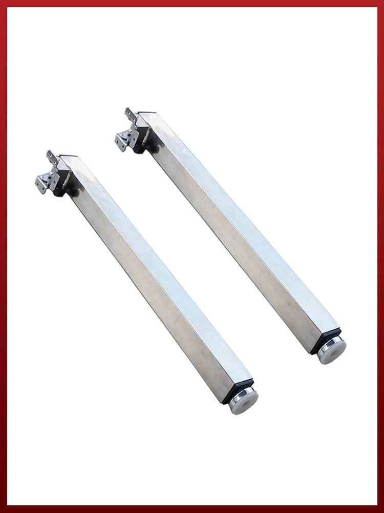 캠핑카 테이블 다리 접이식 브라켓식탁 거치대 높이조절 오크 식탁 레일 탁자 간이 캠핑장비 키높이 430mm 스테인레스 스틸 비신축