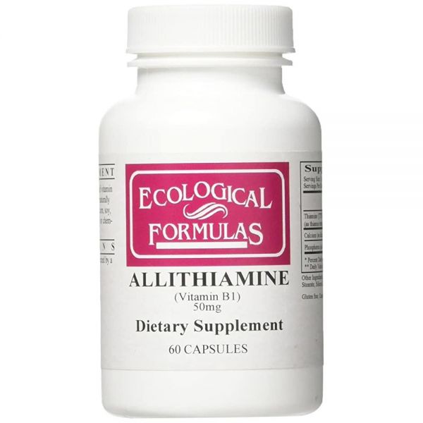 <b>Ecological Formulas</b> 알리티아민 <b>비타민 B1</b> 50mg 화이트 60개