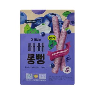 베베쿡 더 맛있는 빼빼롱뻥 블루베리 STEP 2 30g