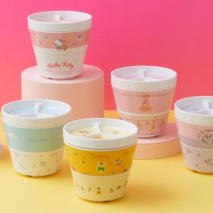 데이니즈 산리오 3단식기세트 접시 그릇 홈세트 브런치식기