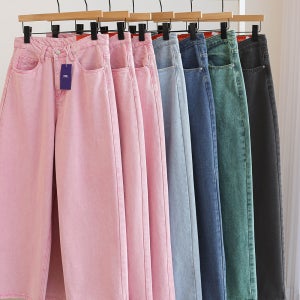 [원가이하SALE] 로에버 컬러 와이드 코튼 팬츠 (S-3XL)