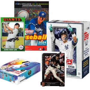 이정후 MLB 메이저리그 야구카드 1박스 KBO 프로야구 친필싸인 유니폼 오타니 스포츠카드