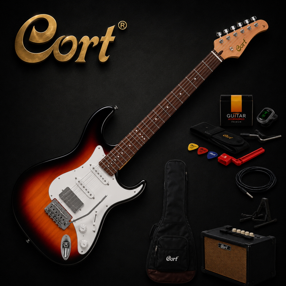 Cort 콜트 G260cs 3TS 선버스트 앰프등 풀패키지 일렉기타