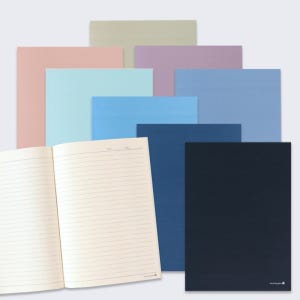 중고등 노트 8권 세트 8mm 고등 학교 중 학생 무제 줄 공책 수업 과목 필기 과제 숙제 정리 톤앤무드 컬러