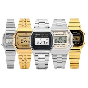 카시오 디지털 스퀘어 빈티지 레트로 메탈시계 모음전 A158WA/A168WA/LA670WA/LA680WA