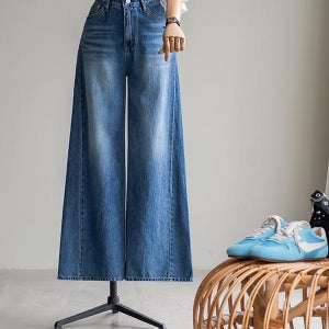 apel 사이드 절개 와이드 [데님DR549]