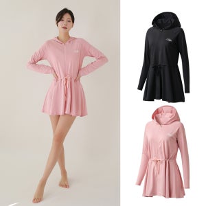 여성 원피스 집업 래쉬가드 비치웨어 수영복