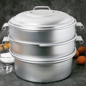 만두 찜기 세트 채반 업소용 대형 계란 찜솥 찜 냄비 중