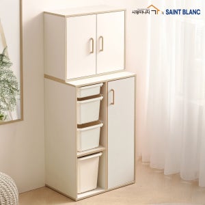 SK1139 교구장 오픈 수납 도어형 서랍장 세트 720 HI