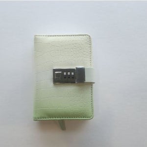 A7 노트 미니 작은사이즈 아이디어 잠금장치 비밀번호 선물 자물쇠 프라이버시 비밀일기장