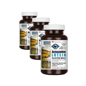 미니캡슐 아스타잔틴 루테인 황반변성 베타카로틴 60캡슐, 3개