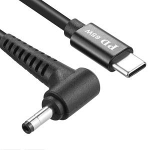 노트북 충전 젠더 C타입 to DC 전원 변환 케이블 PD65W 4.0-1.7