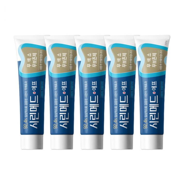 시린메드치약 시린메드 에프 125g 5개 임산부치약 잇몸염증 <b>방지</b>