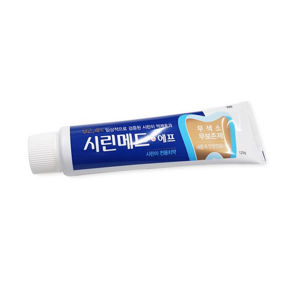 시린메드치약 시린메드 에프 125g 임산부치약 잇몸염증 <b>방지</b>