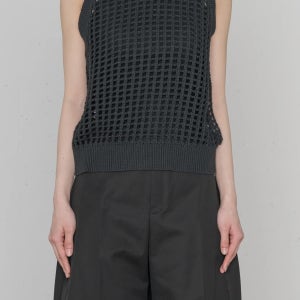 HYKE 하이크 25SS CROCHETED SWEATER TANK TOP 11391