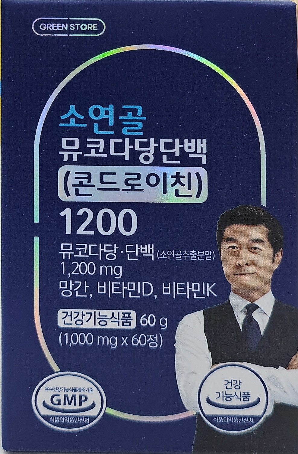 <b>그린스토어</b> 소연골 뮤코다당단백(콘드로이친) 1200 60정(1개월분)
