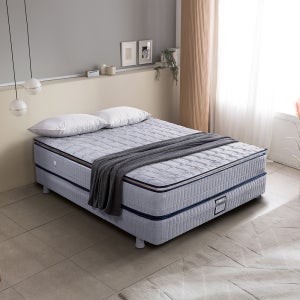 동서가구 오가닉 필로우탑 9존 독립 투매트리스 신혼 퀸 침대 DF634009