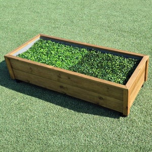 목수이야기 플랜트박스 2단 방부목화분 베란다 원목 텃밭 상자 옥상 야외