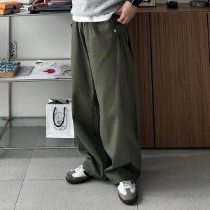 스냅바지 베이지 쿨 조거 팬츠 여름바지