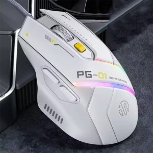 게이밍 마우스 유선 RGB 에고노믹 인체공학 매크로 1000Hz Inphic Pg1