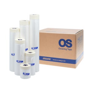 오성 OS 커버링 테이프 미색 1박스 보양 비닐 도장 도색 페인트